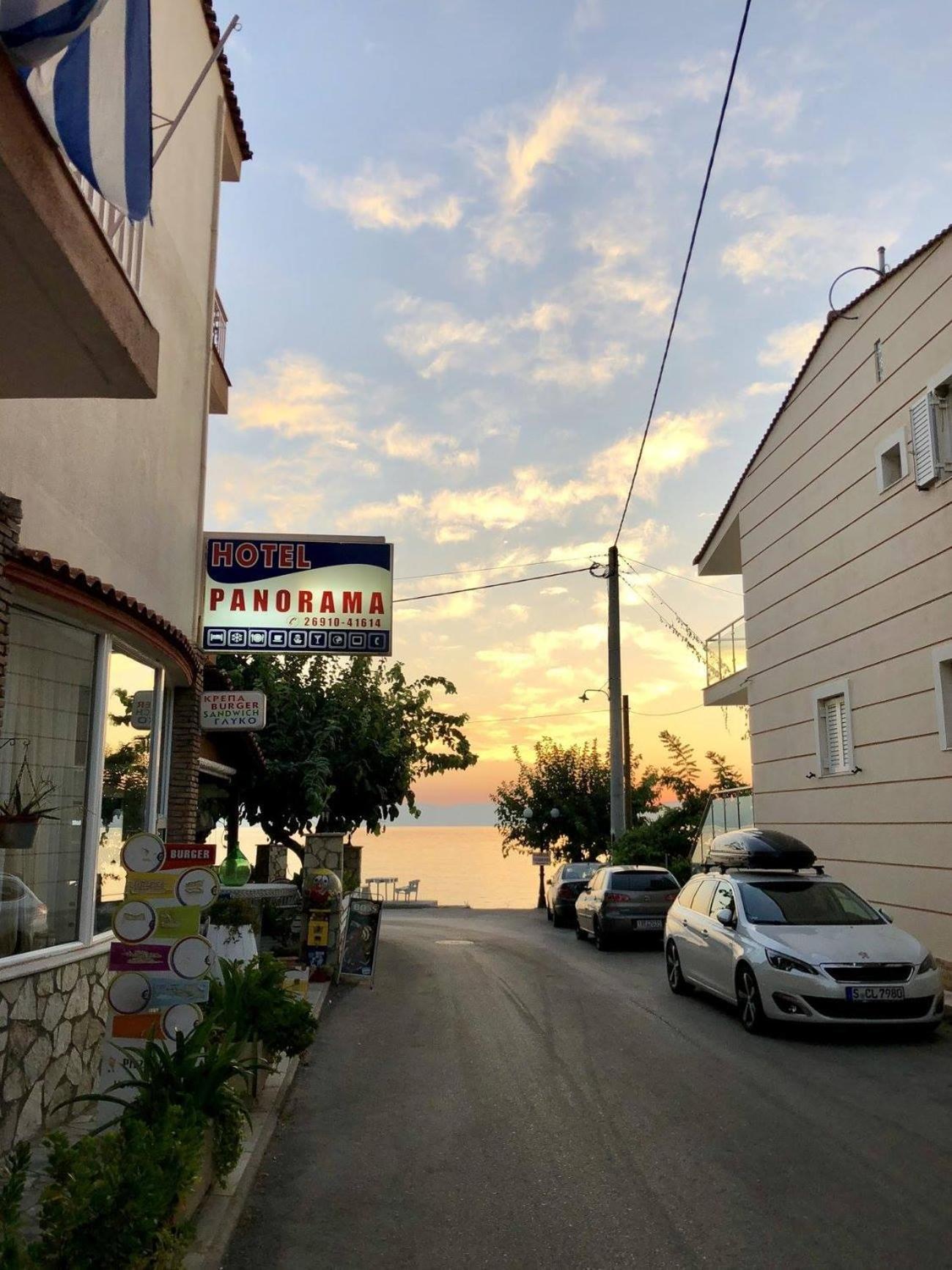 Panorama Hotel - Restaurant Diakopto Exterior foto